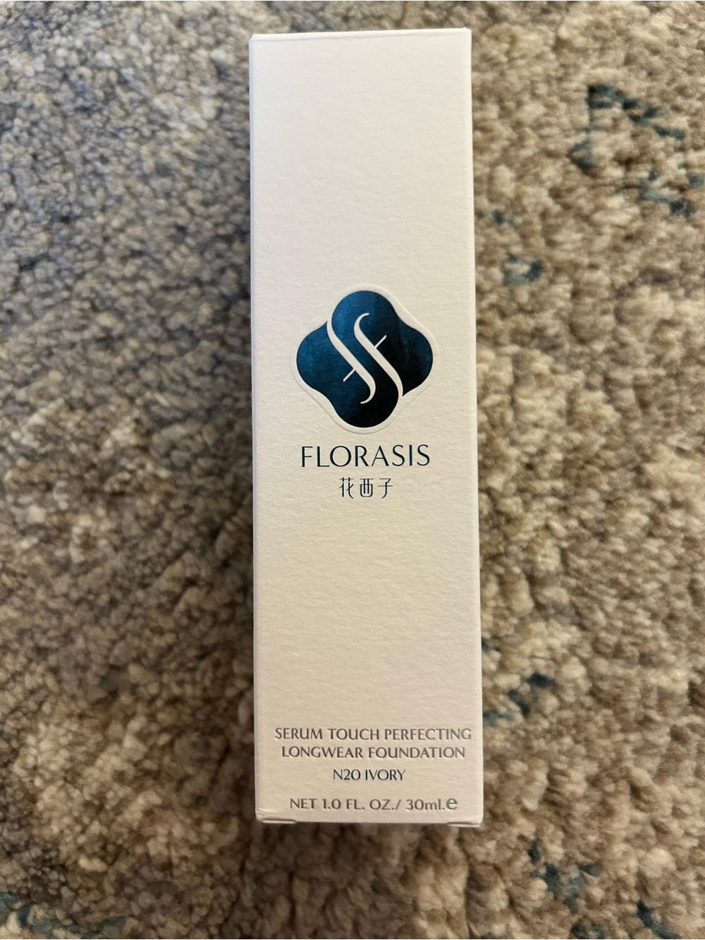 Florasis Serum Touch Perfecting Longwear Foundation - N20 Ivory. Swatched Once.